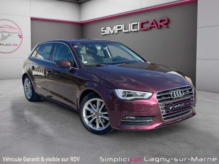 Audi a3 sportback 1.8 tfsi 180 ambition luxe quattro s tronic 6 - sièges cuir - caméra de recul occasion simplicicar lagny ...