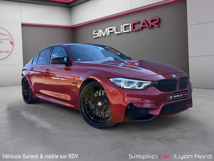 Bmw m3 f80 lci 450 ch m dkg7 pack competition orange shakir garantie 12mois occasion simplicicar lyon nord simplicicar...