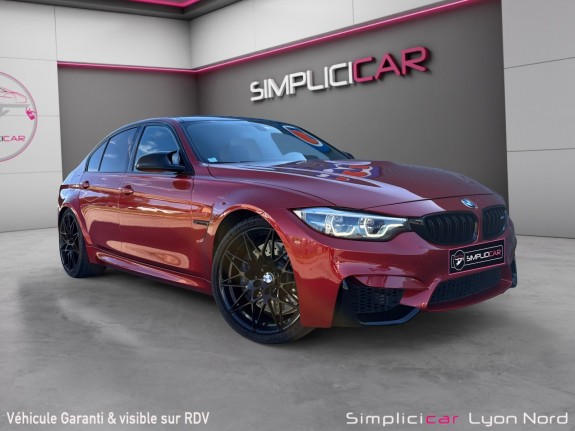 Bmw m3 f80 lci 450 ch m dkg7 pack competition orange shakir garantie 12mois occasion simplicicar lyon nord simplicicar...