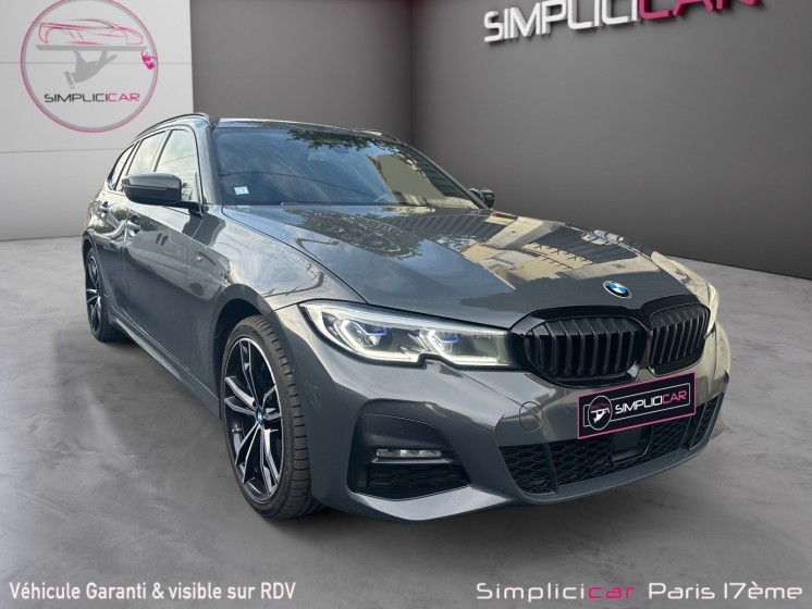 Bmw serie 3 touring g21 330e xdrive 184 ch bva8 m sport soh 91% camera de recule  start and stop sellerie cuir  camera de......