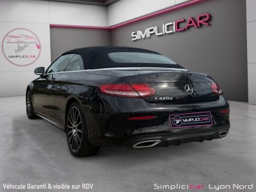 Mercedes classe c cabriolet 220 d 9g-tronic amg line burmester sieges chauffants cuir 12 mois garanties occasion simplicicar...