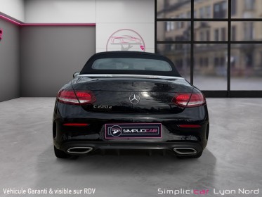Mercedes classe c cabriolet 220 d 9g-tronic amg line burmester sieges chauffants cuir 12 mois garanties occasion simplicicar...