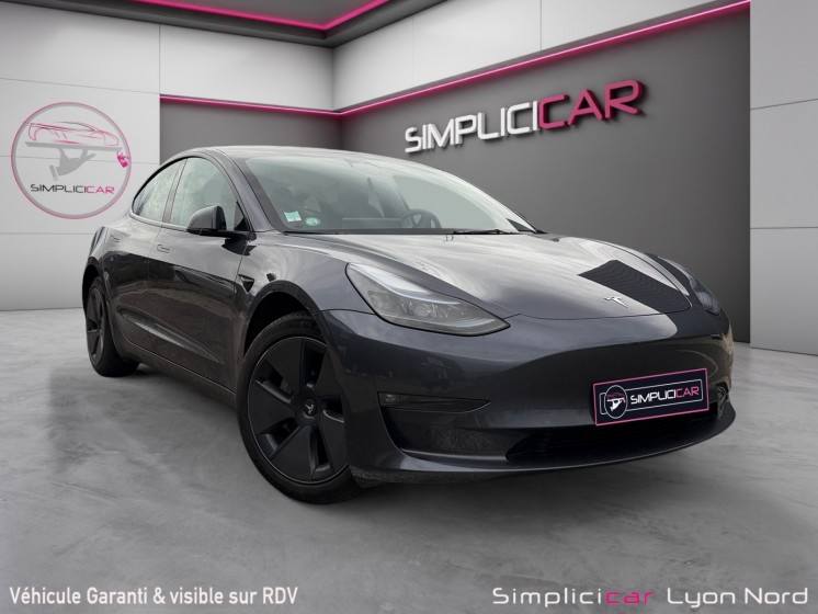 Tesla model 3 autonomie standard plus rwd soh 97% garantie constructeur 2031 occasion simplicicar lyon nord simplicicar...