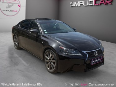 Lexus gs 450h 3.5 i v6 24v 345 hybride e-cvt 296 ch sport occasion simplicicar carcassonne simplicicar simplicibike france