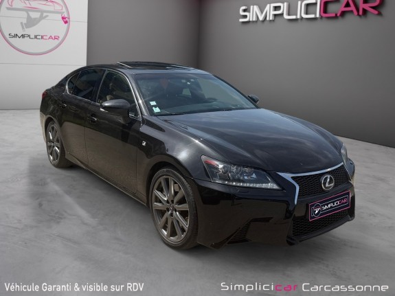 Lexus gs 450h 3.5 i v6 24v 345 hybride e-cvt 296 ch sport occasion simplicicar carcassonne simplicicar simplicibike france