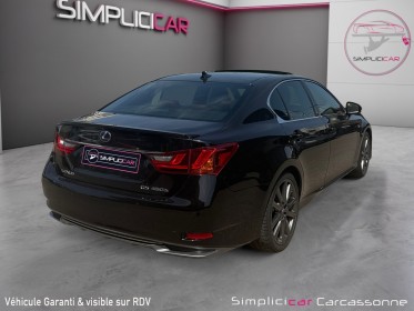 Lexus gs 450h 3.5 i v6 24v 345 hybride e-cvt 296 ch sport occasion simplicicar carcassonne simplicicar simplicibike france