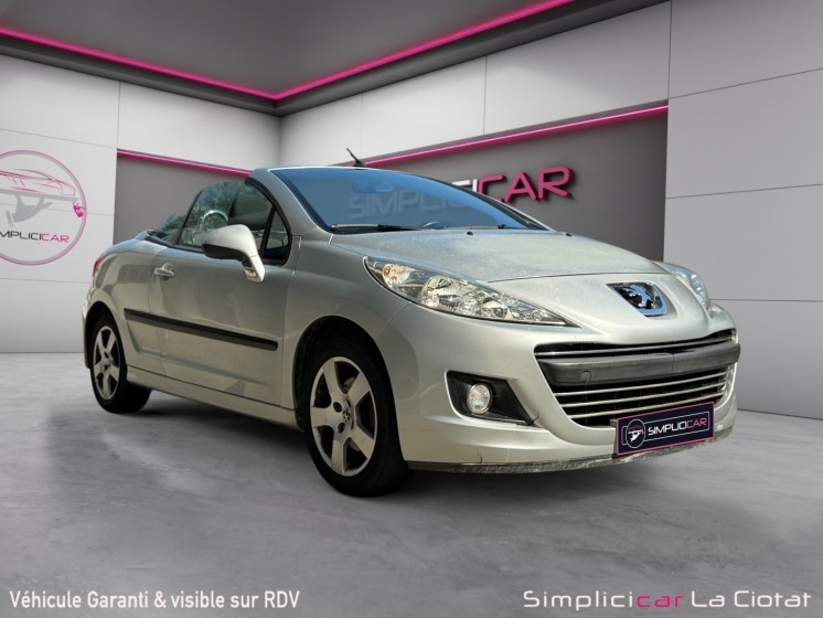 Peugeot 207 cc 1.6 hdi 112ch garantie 12 mois occasion simplicicar la ciotat simplicicar simplicibike france