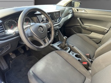 Volkswagen polo 1.0 80ch ss bvm5 trendline, radar av/ar, climatisation, bluetooth, garantie 12 mois occasion simplicicar...