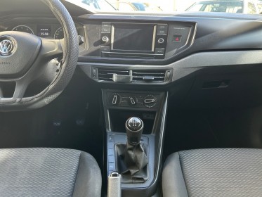 Volkswagen polo 1.0 80ch ss bvm5 trendline, radar av/ar, climatisation, bluetooth, garantie 12 mois occasion simplicicar...