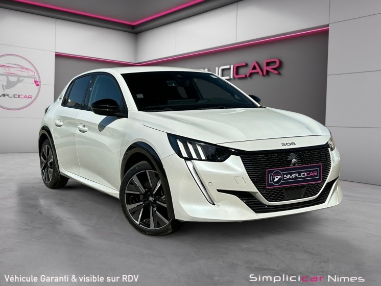 Peugeot 208 gt line bluehdi 100 - caméra 360 - carplay - garantie 12 mois occasion simplicicar nimes - rb auto simplicicar...