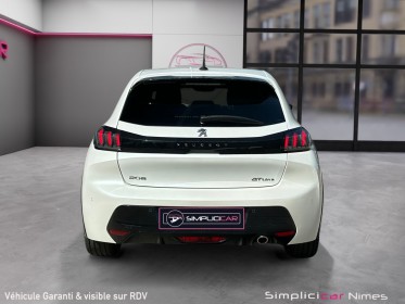 Peugeot 208 gt line bluehdi 100 - caméra 360 - carplay - garantie 12 mois occasion simplicicar nimes - rb auto simplicicar...
