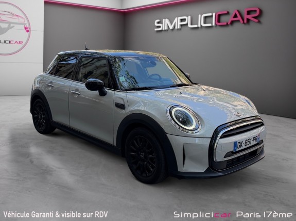 Mini hatch 5 portes f55 lci ii cooper 136 ch bva7 essential radar de recul carplay garantie 12 mois occasion paris 17ème...