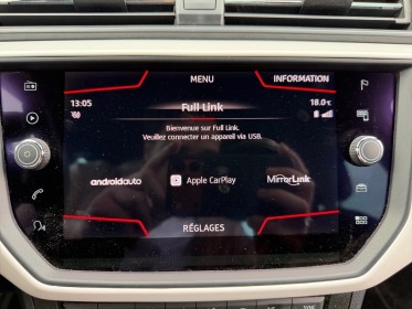 Seat arona 1.0 ecotsi 115 ch start/stop bvm6 xcellence 2eme main radar de recul carplay barre de toit suivi limpide...