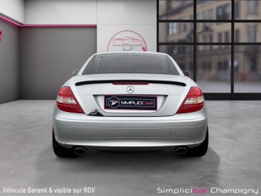 Mercedes slk 200 k automatique - garantie 12mois - sieges av chauffant - chauffage appuie tete - historique mercedes occasion...