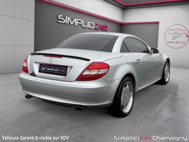 Mercedes slk 200 k automatique - garantie 12mois - sieges av chauffant - chauffage appuie tete - historique mercedes occasion...