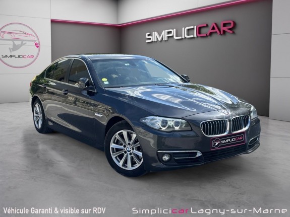 Bmw serie 5 f10 520d 184ch 130g excellis - radars av/ar - fr occasion simplicicar lagny  simplicicar simplicibike france