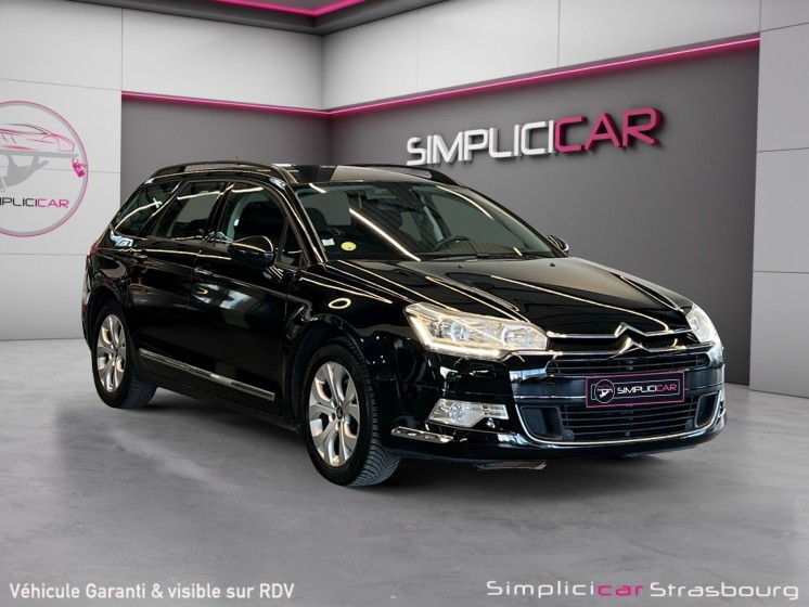 Citroen c5 tourer hdi 140 fap exclusive - siÈges chauffants - navigation - rÉgulateur - limiteur occasion simplicicar...