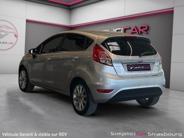 Ford fiesta 1.5 tdci 95 econetic ss titanium jantes 16 - led ambiance - clim auto - occasion simplicicar strasbourg...