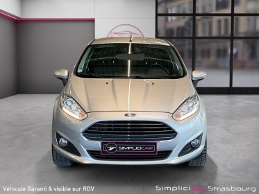 Ford fiesta 1.5 tdci 95 econetic ss titanium jantes 16 - led ambiance - clim auto - occasion simplicicar strasbourg...