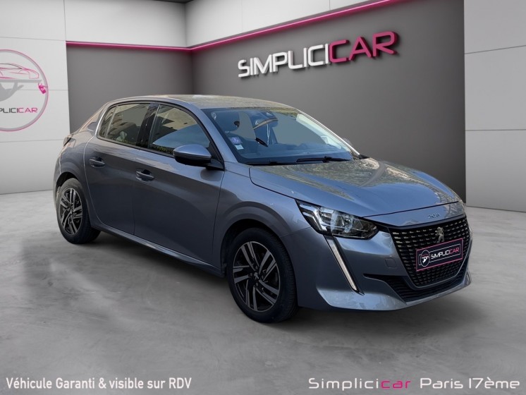 Peugeot 208 puretech 100 ss eat8 allure caméra de recul carplay garantie 12 mois occasion paris 17ème (75)(porte maillot)...