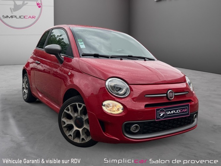 Fiat 500 my17 1.2 69 ch s - kit distribution neuf - bluetooth - régulateur de vitesse occasion simplicicar salon de provence...