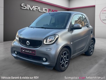 Smart fortwo coupe 82 ch electrique ba1 prime caméra de recul sièges cuir chauffants garantie 12 mois occasion montreuil...