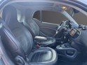 Smart fortwo coupe 82 ch electrique ba1 prime caméra de recul sièges cuir chauffants garantie 12 mois occasion montreuil...