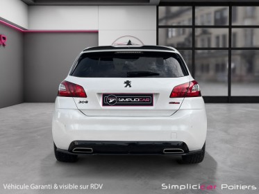 Peugeot 308 gt line 130ch carplay camera de recul palettes au volant garantie 12 mois occasion simplicicar poitiers...