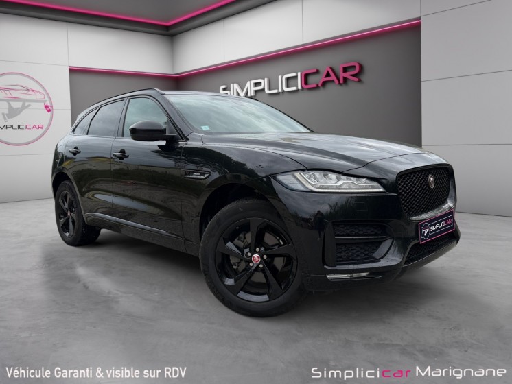 Jaguar f-pace 2.0 d - 180 ch  awd bva8 r-sport full suivi jaguar - moteur changé chez jaguar 87000 - camera de recul -......