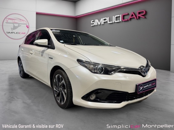 Toyota auris hybride 136h design garantie toyota occasion montpellier (34) simplicicar simplicibike france