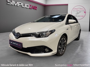 Toyota auris hybride 136h design garantie toyota occasion montpellier (34) simplicicar simplicibike france