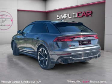 Audi rs q8 v8 600ch - suivi audi/immat fr/pack carbone - garantie 12 mois occasion simplicicar soissons simplicicar...