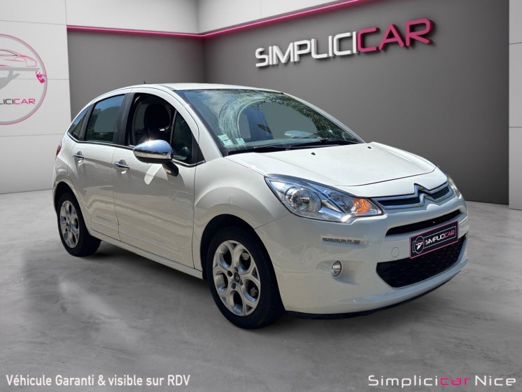 Citroen c3 vti 82 puretech confort occasion  simplicicar nice - pfvauto simplicicar simplicibike france