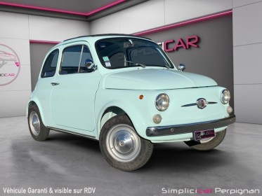 Fiat 500 110f de 1966 - restauration complète moteur, carrosserie  intérieur occasion simplicicar perpignan  simplicicar...
