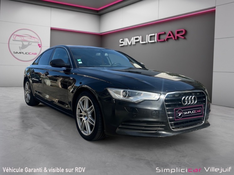 Audi a6 2.0 tdi 16v fap multitronic 177 cv s line / sline, radar av/ar, toit ouvrant panoramique, garantie 12 mois. occasion...