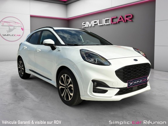 Ford puma 1.0 ecoboost 125 ch ss bvm6 st-line design 2 - virtual cockpit - carplay - caméra recul occasion réunion ville st...