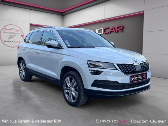 Skoda karoq 1.5 tsi 150 ch act dsg7 scout garantie 12 mois occasion simplicicar toulon ouest simplicicar simplicibike france