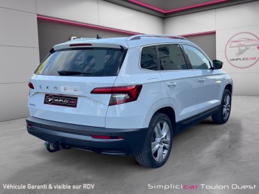 Skoda karoq 1.5 tsi 150 ch act dsg7 scout garantie 12 mois occasion simplicicar toulon ouest simplicicar simplicibike france