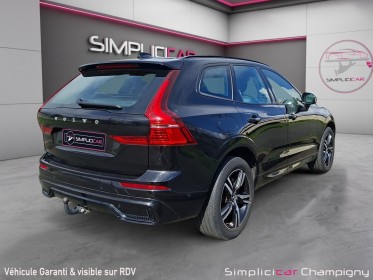 Volvo xc60 phase 2 - t6 recharge 341ch awd r-design hybride rechargeable carplay entretien volvo occasion champigny-sur-marne...