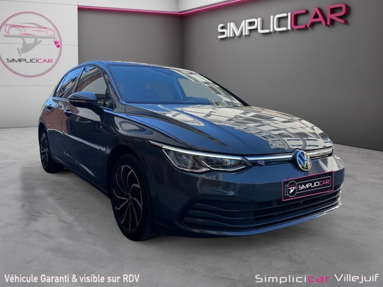Volkswagen golf 1.0 etsi 110 dsg7 life, caméra de recul, iq light, led ambiance, garantie 12 mois occasion simplicicar...