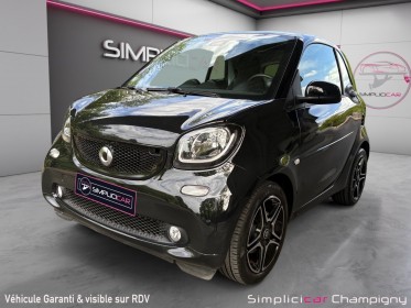 Smart fortwo coupe 0.9 90 ch  ba6 prime-45730 kms-sieges cuir chauffant-toit panoramique-jantes alu 16 pouces occasion...