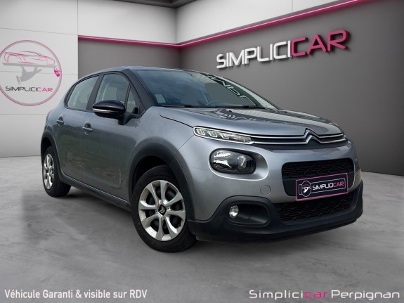 Citroen c3 c3 bluehdi 100 ss bvm5 feel carplay climatisation occasion simplicicar perpignan  simplicicar simplicibike france