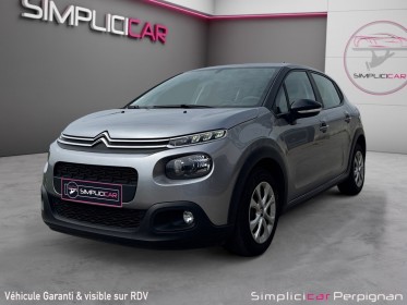 Citroen c3 c3 bluehdi 100 ss bvm5 feel carplay climatisation occasion simplicicar perpignan  simplicicar simplicibike france