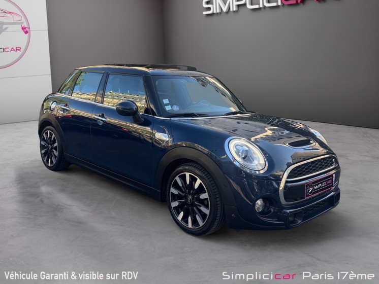 Mini hatch 5 portes cooper s 192 ch finition exquisite full cuir toit ouvrant caméra de recul entretien mini garantie 12...