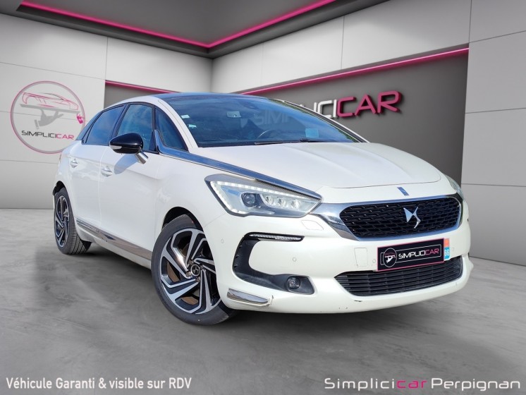 Ds ds5 hybrid 4x4 etg6 sport chic - caméra de recul - palettes au volant - clim bizone - garantie 12 mois europe occasion...