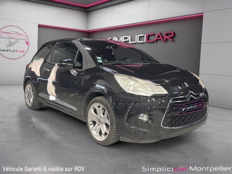 Citroen ds3 1.6thp 150ch sport chic garantie 12 mois occasion montpellier (34) simplicicar simplicibike france