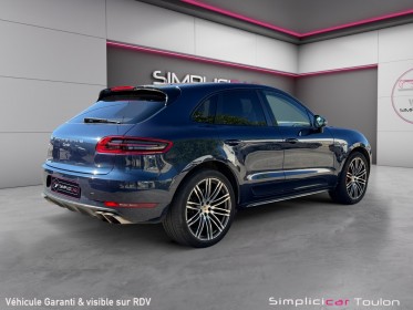 Porsche macan turbo 3.6 v6 400cv pdk - suivi entretien - pack carbone intérieur - bose - sièges chauffants - garantie...