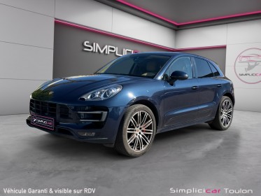Porsche macan turbo 3.6 v6 400cv pdk - suivi entretien - pack carbone intérieur - bose - sièges chauffants - garantie...