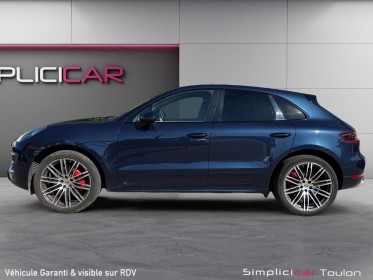 Porsche macan turbo 3.6 v6 400cv pdk - suivi entretien - pack carbone intérieur - bose - sièges chauffants - garantie...