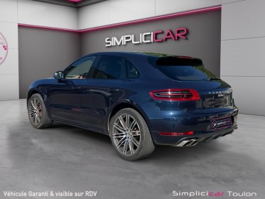 Porsche macan turbo 3.6 v6 400cv pdk - suivi entretien - pack carbone intérieur - bose - sièges chauffants - garantie...